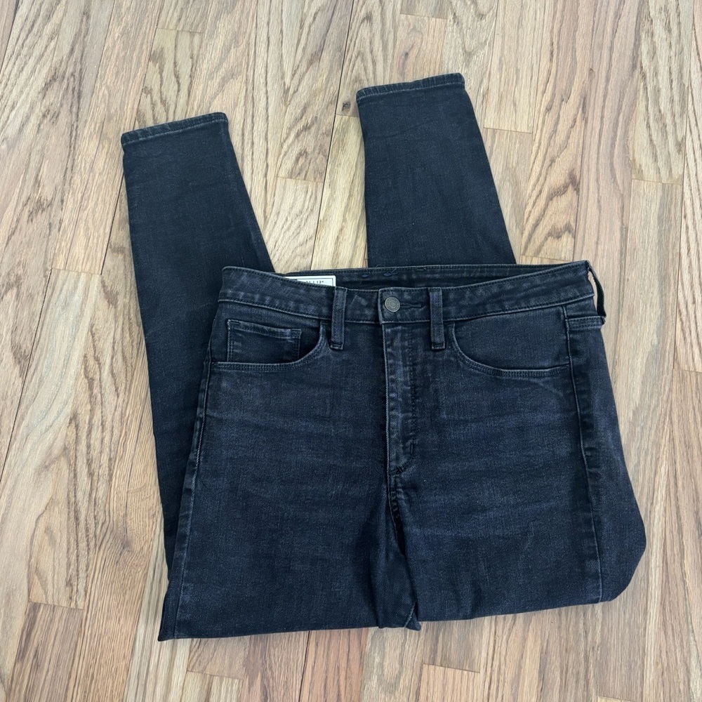 GAP Universal Jegging High Rise Jeans Black Denim 31 12